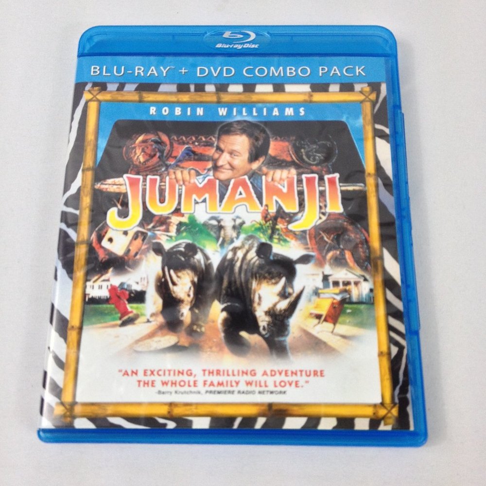 Jumanji - BLU-RAY / DVD Combo Pack - 1995 - Used
